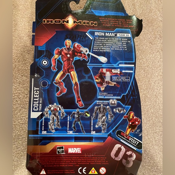 NEW Marvel Iron Man Hasbro Toy Action Figures - Collection Set Of 5 - Picture 7 of 12